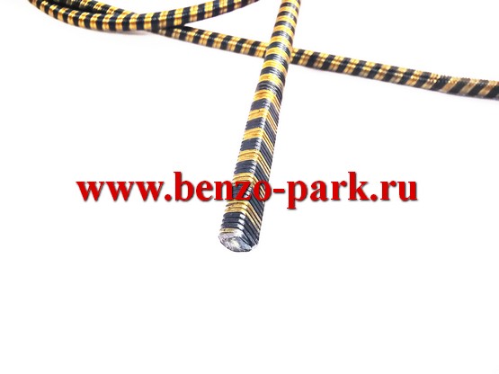 Гибкий вал (трос привода) для бензокос и электротриммеров, длина 125 мм, диаметр 6 мм, наконечники квадрат 5х5 мм