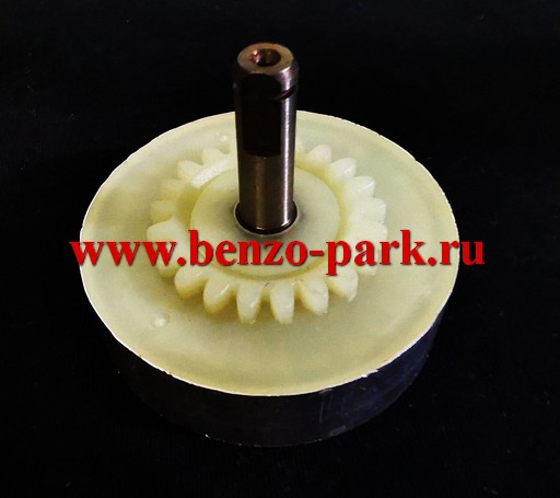 Пластиковая шестерня для цепных электропил (33 зуба и 21 зуб, наружный диаметр 73 мм)