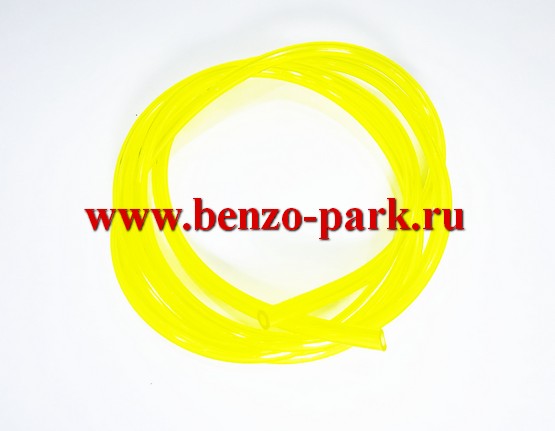 Топливный шланг для бензопил и бензокос (прозрачный, бензомаслостойкий), длина 100 см (1 метр), внутренний диаметр 2,5 мм, наружный диаметр 5 мм